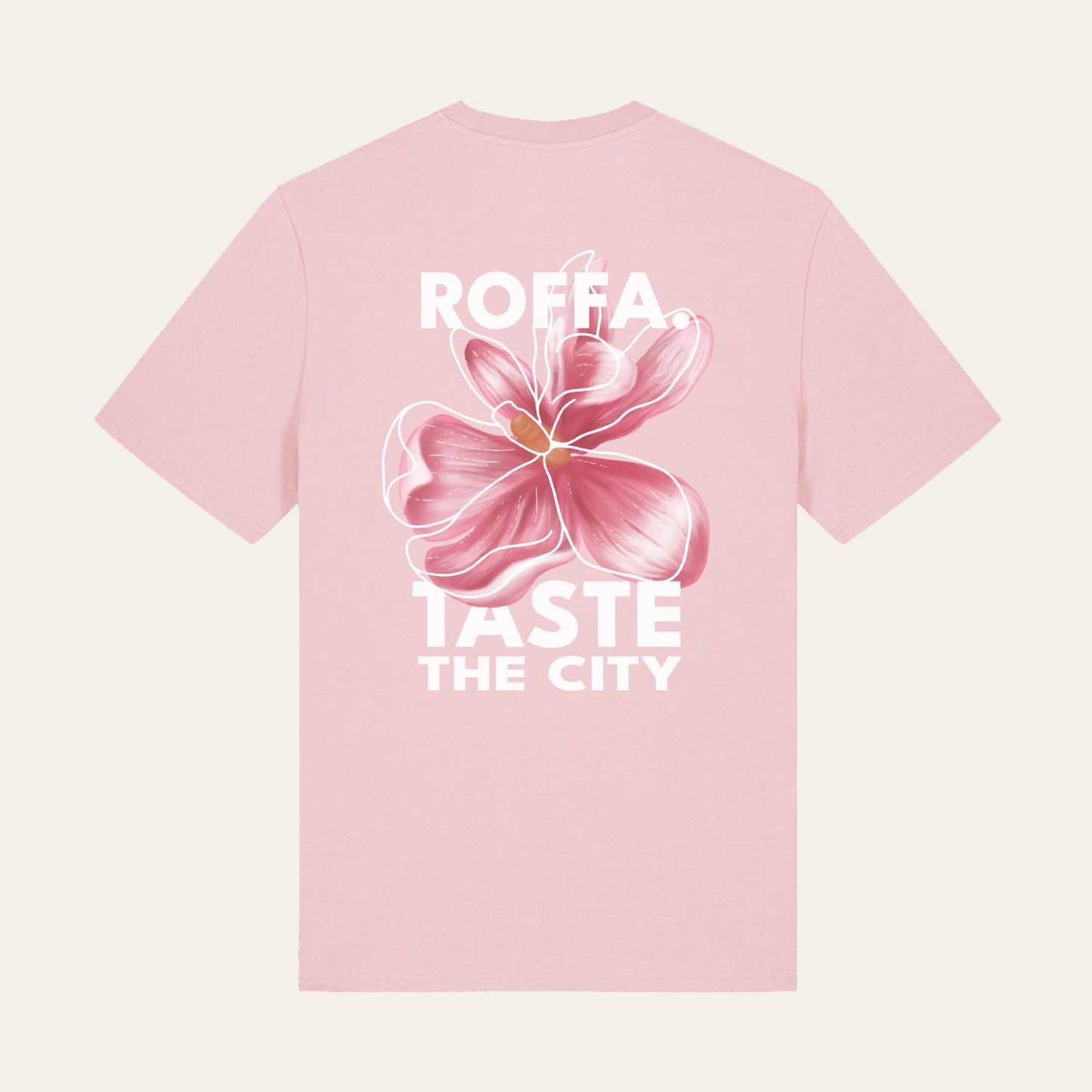 ROFFA. t-shirt regular - Taste the city pink