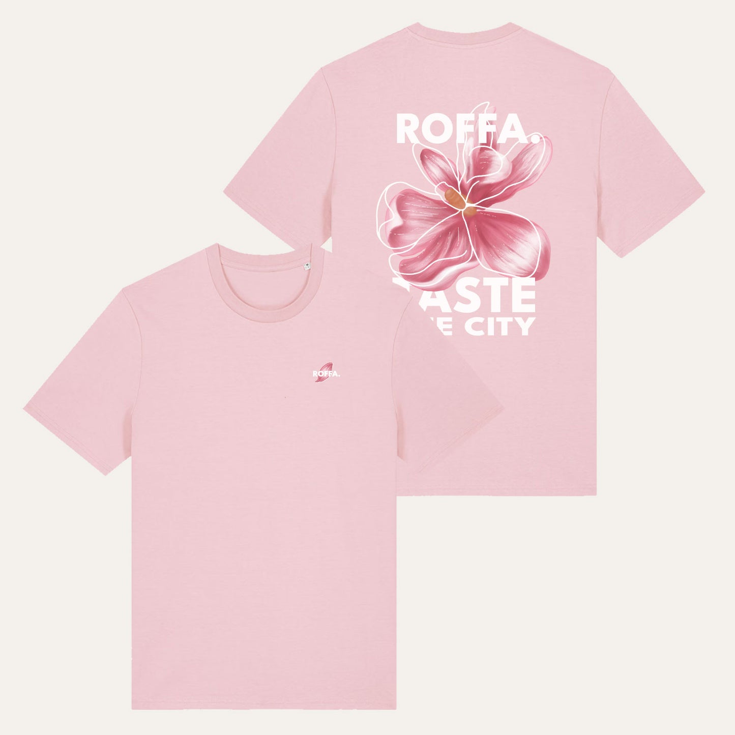 ROFFA. t-shirt regular - Taste the city pink