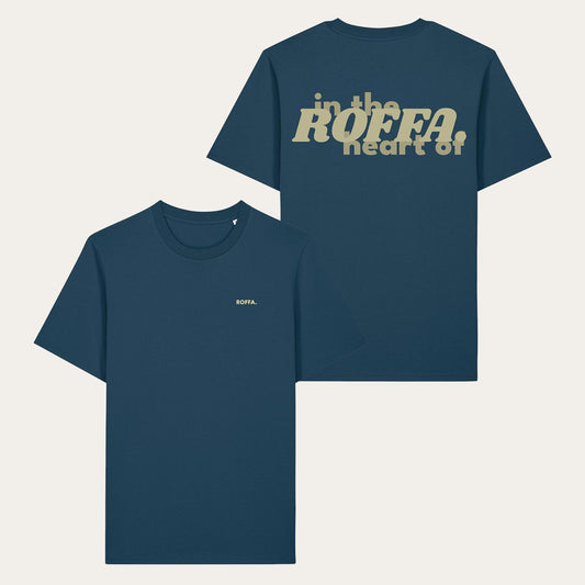 ROFFA. t-shirt regular - In the heart of - 100% organisch katoen