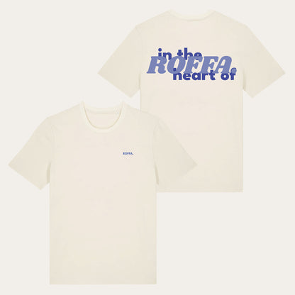 ROFFA. t-shirt regular - In the heart of - 100% organisch katoen