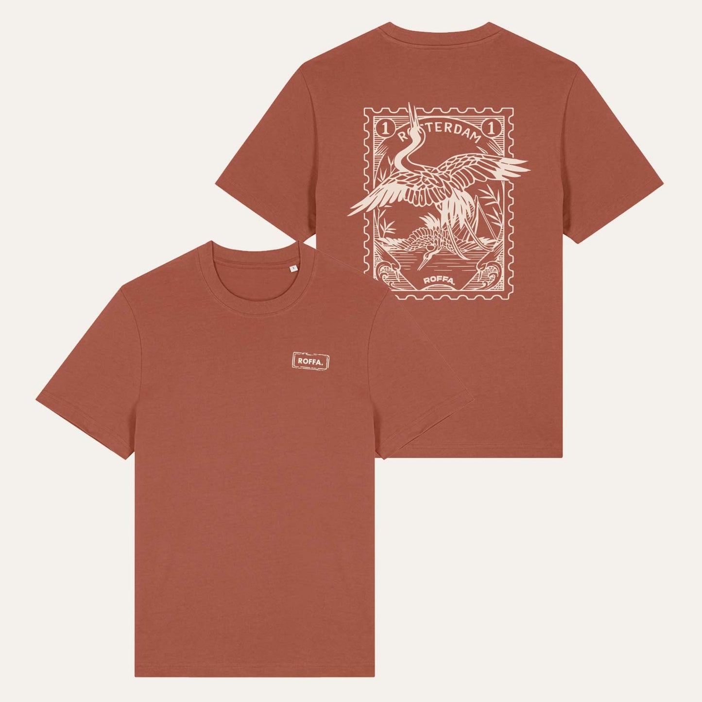 ROFFA. t-shirt comfort - Zegel