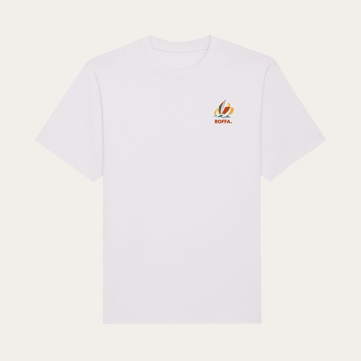 ROFFA. washed oversized t-shirt - Crossing seas - 100% organisch katoen