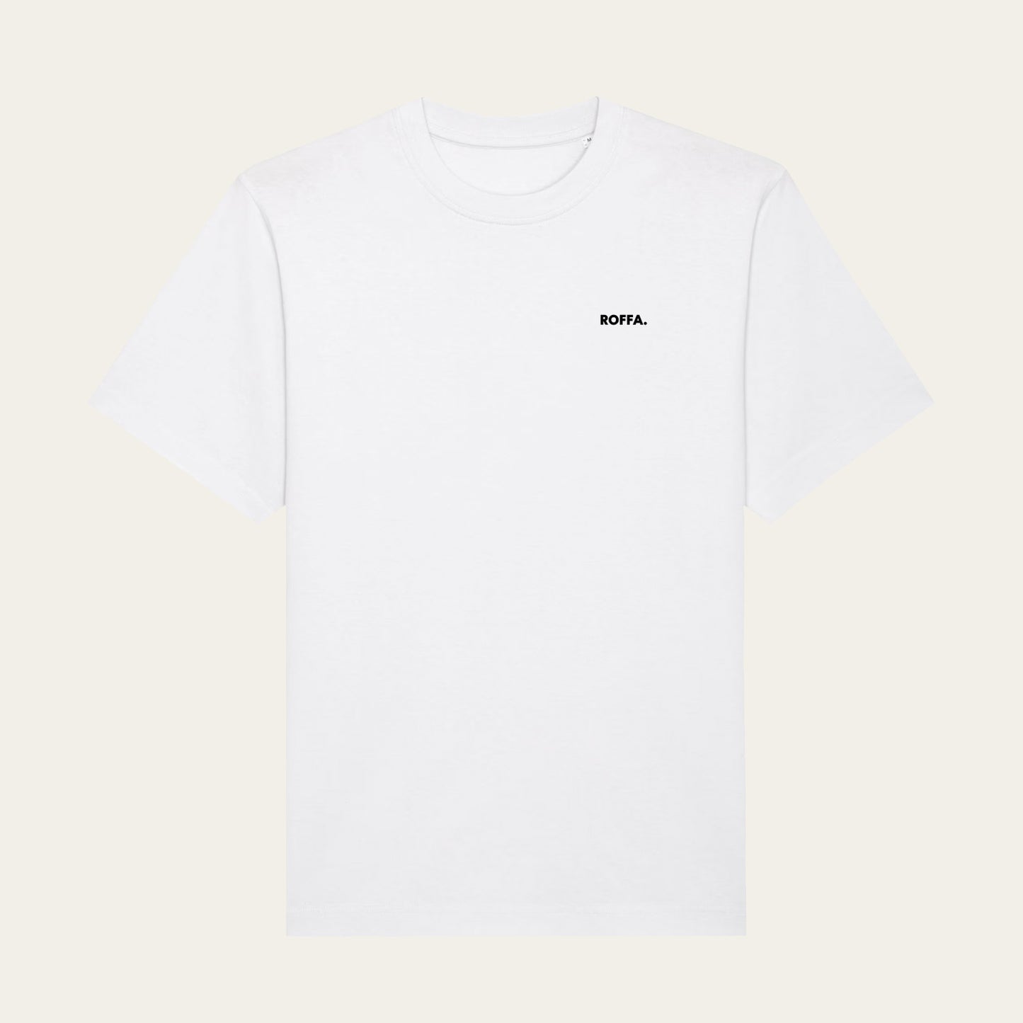 ROFFA. oversized t-shirt wit - Panthera - 100% organisch katoen