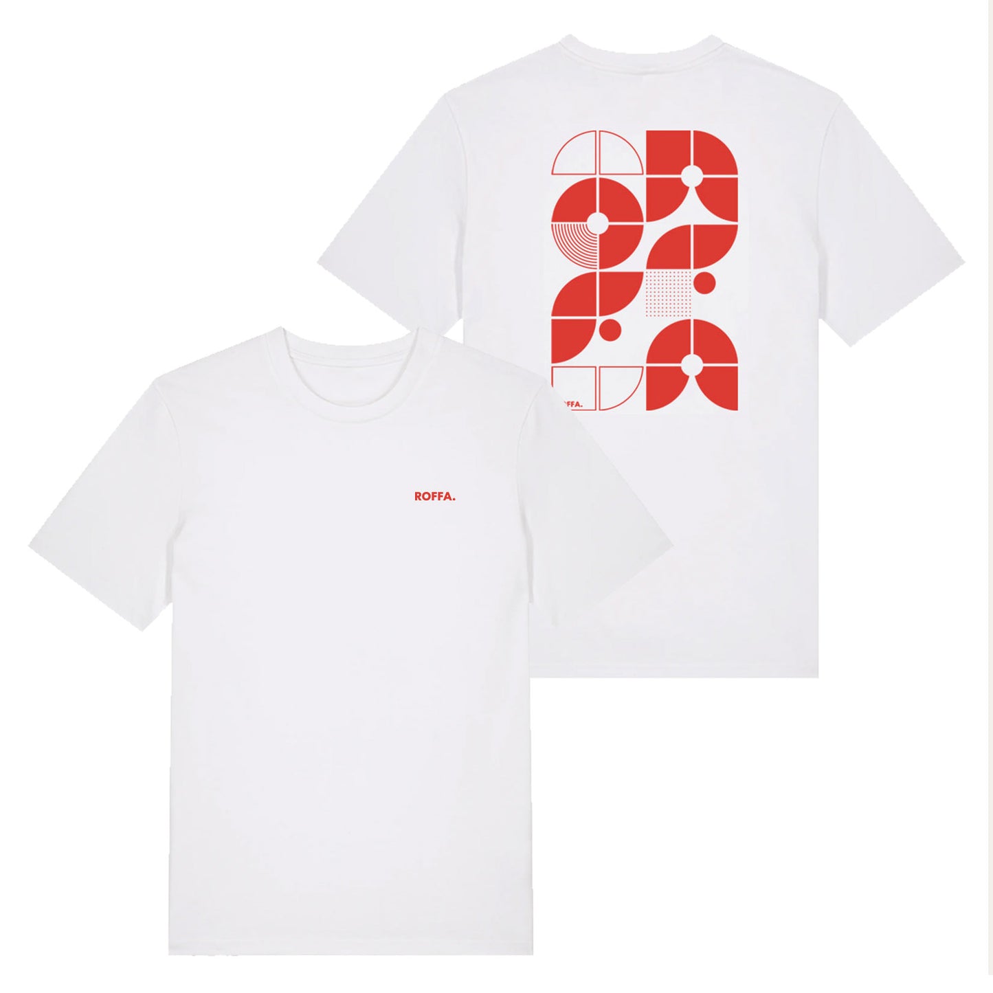 ROFFA. t-shirt regular wit - RO FF A. - 100% organisch katoen