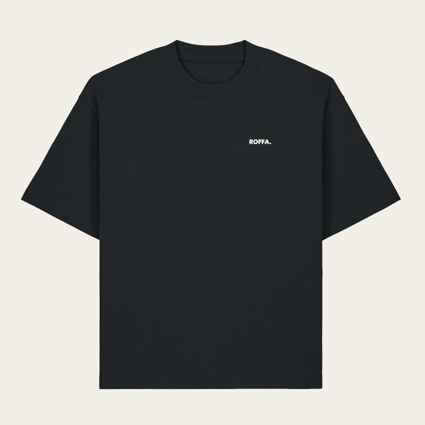 ROFFA. heavy oversized t-shirt - Flaming R - 100% organisch katoen