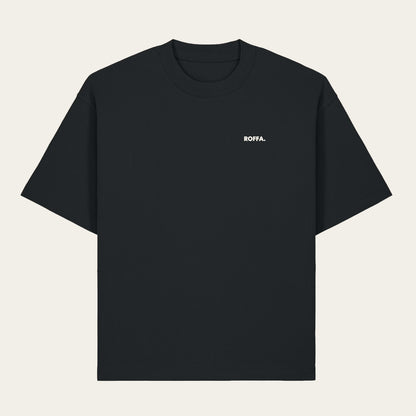 ROFFA. heavy oversized t-shirt - Flaming R - 100% organisch katoen