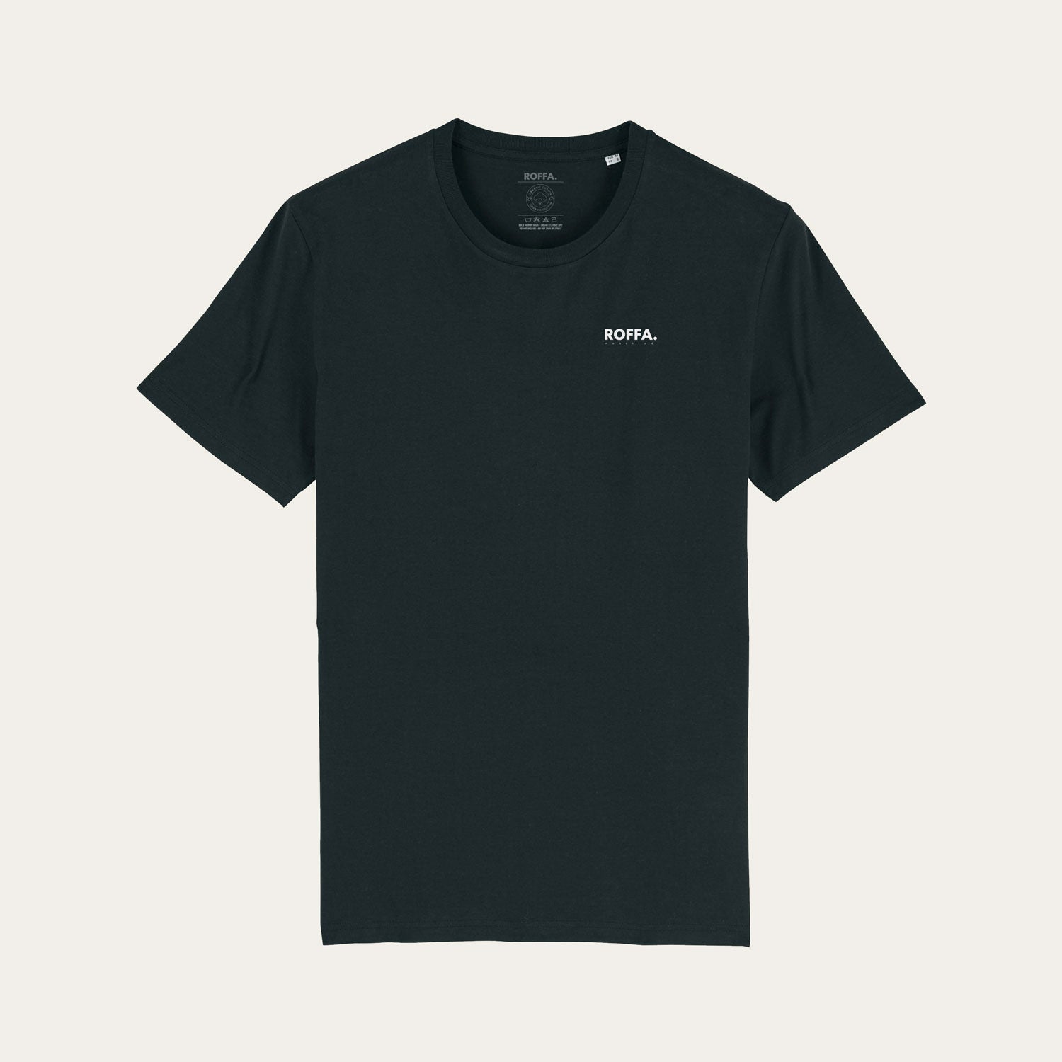 Zwart t-shirt met Roffa en rotterdam logo