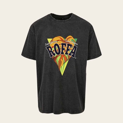 ROFFA. vintage style t-shirt oversized - Keep Exploring - 100% organisch katoen