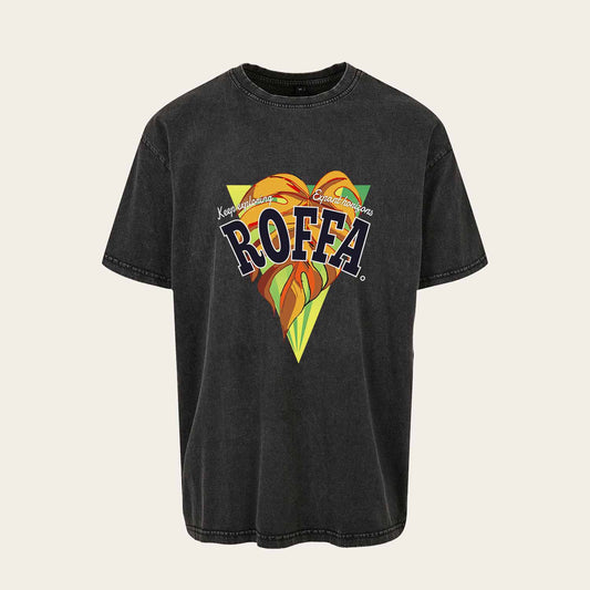 ROFFA. vintage style t-shirt oversized - Keep Exploring - 100% organisch katoen