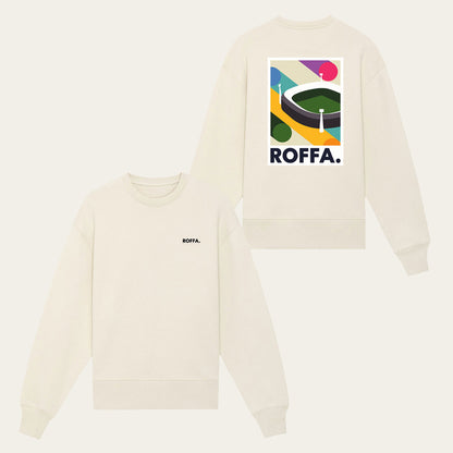 ROFFA. heavy sweater oversized - de Kuip - 100% organisch katoen