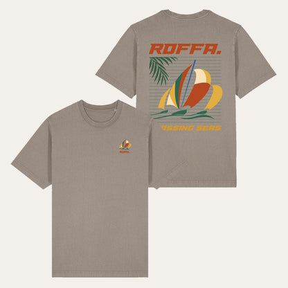 ROFFA. washed oversized t-shirt - Crossing seas - 100% organisch katoen