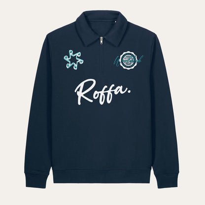 ROFFA. comfort zip polo - RRRRR Worldwide