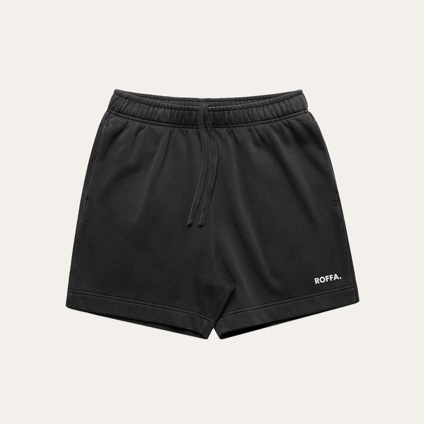 ROFFA. comfort oversized korte broek - Washed